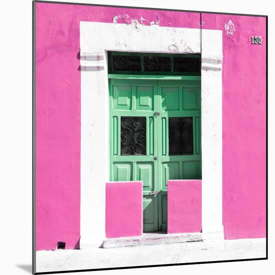 ¡Viva Mexico! Square Collection - "130 Street" Pink Wall-Philippe Hugonnard-Mounted Photographic Print