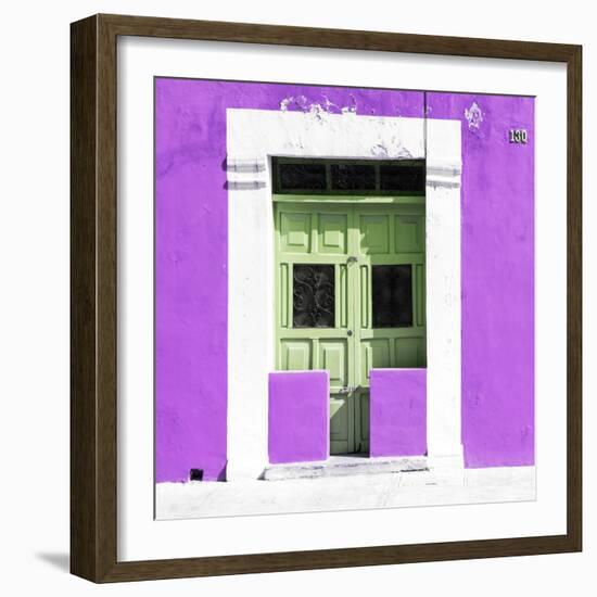 ¡Viva Mexico! Square Collection - "130 Street" Plum Wall-Philippe Hugonnard-Framed Photographic Print
