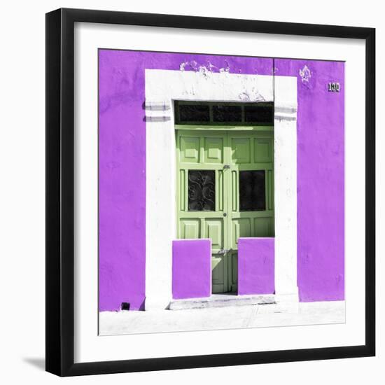 ¡Viva Mexico! Square Collection - "130 Street" Plum Wall-Philippe Hugonnard-Framed Photographic Print