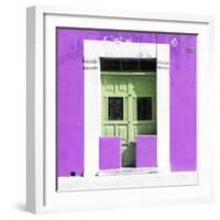 ¡Viva Mexico! Square Collection - "130 Street" Plum Wall-Philippe Hugonnard-Framed Photographic Print