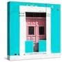 ¡Viva Mexico! Square Collection - "130 Street" Turquoise Wall-Philippe Hugonnard-Stretched Canvas