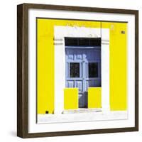 ¡Viva Mexico! Square Collection - "130 Street" Yellow Wall-Philippe Hugonnard-Framed Photographic Print