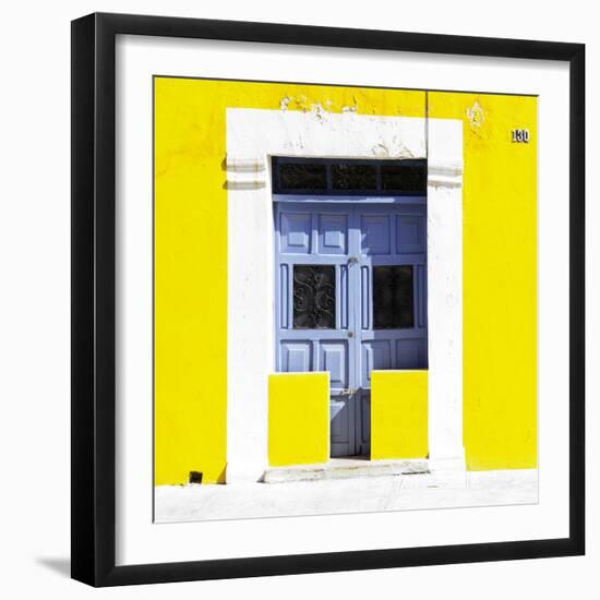 ¡Viva Mexico! Square Collection - "130 Street" Yellow Wall-Philippe Hugonnard-Framed Photographic Print