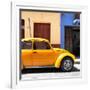 ¡Viva Mexico! Square Collection - "15 Street" Dark Yellow VW Beetle Car-Philippe Hugonnard-Framed Photographic Print