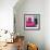 ¡Viva Mexico! Square Collection - "15 Street" Deep Pink VW Beetle Car-Philippe Hugonnard-Framed Photographic Print displayed on a wall