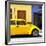 ¡Viva Mexico! Square Collection - "15 Street" Yellow VW Beetle Car-Philippe Hugonnard-Framed Photographic Print