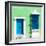 ¡Viva Mexico! Square Collection - "172 Street" Blue & Green-Philippe Hugonnard-Framed Photographic Print