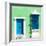 ¡Viva Mexico! Square Collection - "172 Street" Blue & Green-Philippe Hugonnard-Framed Photographic Print
