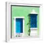 ¡Viva Mexico! Square Collection - "172 Street" Blue & Green-Philippe Hugonnard-Framed Photographic Print