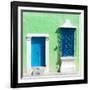 ¡Viva Mexico! Square Collection - "172 Street" Blue & Green-Philippe Hugonnard-Framed Photographic Print