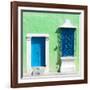 ¡Viva Mexico! Square Collection - "172 Street" Blue & Green-Philippe Hugonnard-Framed Photographic Print