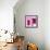 ¡Viva Mexico! Square Collection - "172 Street" Deep Pink & Mauve-Philippe Hugonnard-Framed Stretched Canvas displayed on a wall