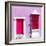 ¡Viva Mexico! Square Collection - "172 Street" Deep Pink & Mauve-Philippe Hugonnard-Framed Photographic Print