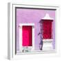 ¡Viva Mexico! Square Collection - "172 Street" Deep Pink & Mauve-Philippe Hugonnard-Framed Photographic Print