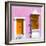 ¡Viva Mexico! Square Collection - "172 Street" Orange & Violet-Philippe Hugonnard-Framed Photographic Print