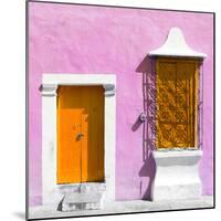 ¡Viva Mexico! Square Collection - "172 Street" Orange & Violet-Philippe Hugonnard-Mounted Photographic Print