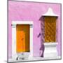 ¡Viva Mexico! Square Collection - "172 Street" Orange & Violet-Philippe Hugonnard-Mounted Photographic Print