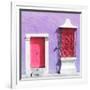 ¡Viva Mexico! Square Collection - "172 Street" Pink & Mauve-Philippe Hugonnard-Framed Photographic Print