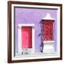 ¡Viva Mexico! Square Collection - "172 Street" Pink & Mauve-Philippe Hugonnard-Framed Photographic Print