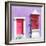 ¡Viva Mexico! Square Collection - "172 Street" Pink & Mauve-Philippe Hugonnard-Framed Photographic Print