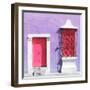 ¡Viva Mexico! Square Collection - "172 Street" Pink & Mauve-Philippe Hugonnard-Framed Photographic Print