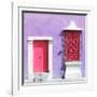 ¡Viva Mexico! Square Collection - "172 Street" Pink & Mauve-Philippe Hugonnard-Framed Photographic Print