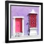 ¡Viva Mexico! Square Collection - "172 Street" Pink & Mauve-Philippe Hugonnard-Framed Photographic Print