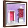 ¡Viva Mexico! Square Collection - "172 Street" Pink & Mauve-Philippe Hugonnard-Framed Photographic Print