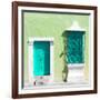 ¡Viva Mexico! Square Collection - "172 Street" Turquoise & Green-Philippe Hugonnard-Framed Photographic Print