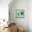 ¡Viva Mexico! Square Collection - "172 Street" Turquoise & Green-Philippe Hugonnard-Framed Stretched Canvas displayed on a wall