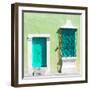 ¡Viva Mexico! Square Collection - "172 Street" Turquoise & Green-Philippe Hugonnard-Framed Photographic Print