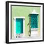 ¡Viva Mexico! Square Collection - "172 Street" Turquoise & Green-Philippe Hugonnard-Framed Photographic Print