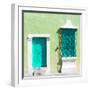 ¡Viva Mexico! Square Collection - "172 Street" Turquoise & Green-Philippe Hugonnard-Framed Photographic Print