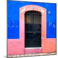 ¡Viva Mexico! Square Collection - 19rd Blue Wall-Philippe Hugonnard-Mounted Photographic Print
