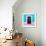 ¡Viva Mexico! Square Collection - 19rd Turquoise Wall-Philippe Hugonnard-Framed Photographic Print displayed on a wall