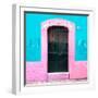 ¡Viva Mexico! Square Collection - 19rd Turquoise Wall-Philippe Hugonnard-Framed Photographic Print