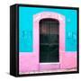 ¡Viva Mexico! Square Collection - 19rd Turquoise Wall-Philippe Hugonnard-Framed Stretched Canvas