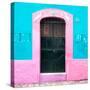 ¡Viva Mexico! Square Collection - 19rd Turquoise Wall-Philippe Hugonnard-Stretched Canvas