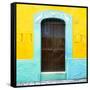 ¡Viva Mexico! Square Collection - 19rd Yellow Wall-Philippe Hugonnard-Framed Stretched Canvas