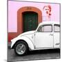 ¡Viva Mexico! Square Collection - "21-B" White VW Beetle Car III-Philippe Hugonnard-Mounted Photographic Print