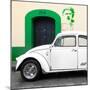 ¡Viva Mexico! Square Collection - "21-B" White VW Beetle Car-Philippe Hugonnard-Mounted Photographic Print