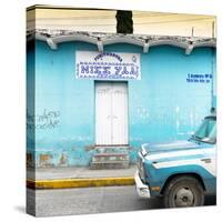 ¡Viva Mexico! Square Collection - "5 de febrero" Blue Wall-Philippe Hugonnard-Stretched Canvas