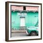 ¡Viva Mexico! Square Collection - "5 de febrero" Coral Green Wall-Philippe Hugonnard-Framed Photographic Print