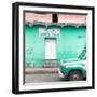 ¡Viva Mexico! Square Collection - "5 de febrero" Coral Green Wall-Philippe Hugonnard-Framed Photographic Print