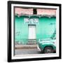 ¡Viva Mexico! Square Collection - "5 de febrero" Coral Green Wall-Philippe Hugonnard-Framed Photographic Print