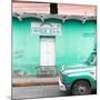 ¡Viva Mexico! Square Collection - "5 de febrero" Coral Green Wall-Philippe Hugonnard-Mounted Photographic Print