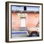 ¡Viva Mexico! Square Collection - "5 de febrero" Coral Wall-Philippe Hugonnard-Framed Photographic Print