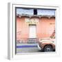 ¡Viva Mexico! Square Collection - "5 de febrero" Coral Wall-Philippe Hugonnard-Framed Photographic Print