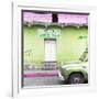 ¡Viva Mexico! Square Collection - "5 de febrero" Lime Green Wall-Philippe Hugonnard-Framed Photographic Print