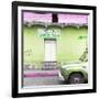 ¡Viva Mexico! Square Collection - "5 de febrero" Lime Green Wall-Philippe Hugonnard-Framed Photographic Print